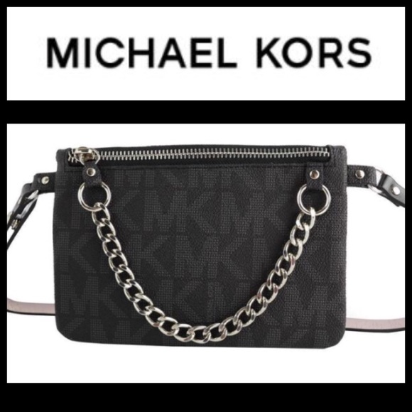 Michael Kors Handbags - Michael Kors Black Belt Bag Fanny Pack Sz XL NEW